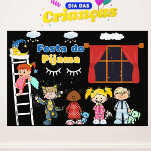 Painel festa do pijama