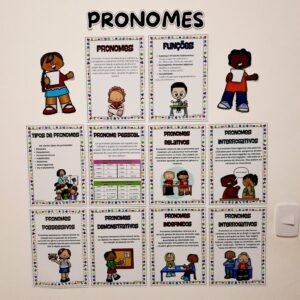 Pronomes (cartaz + ficha para caderno)
